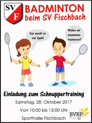Schnuppertraining SVFischbach